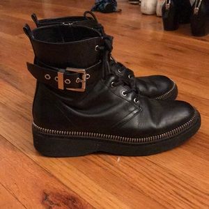 Michael Kors combat boots